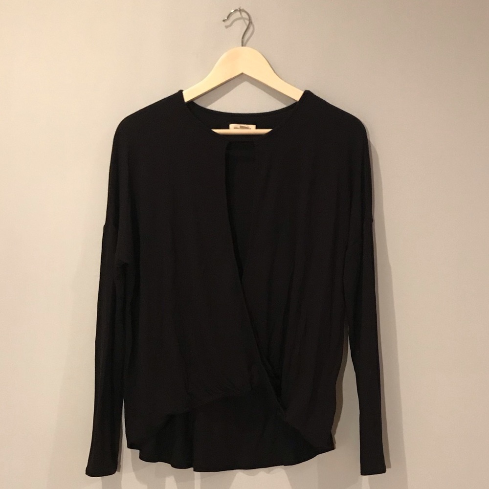 Silence + Noise Keyhole Longsleeve Shirt